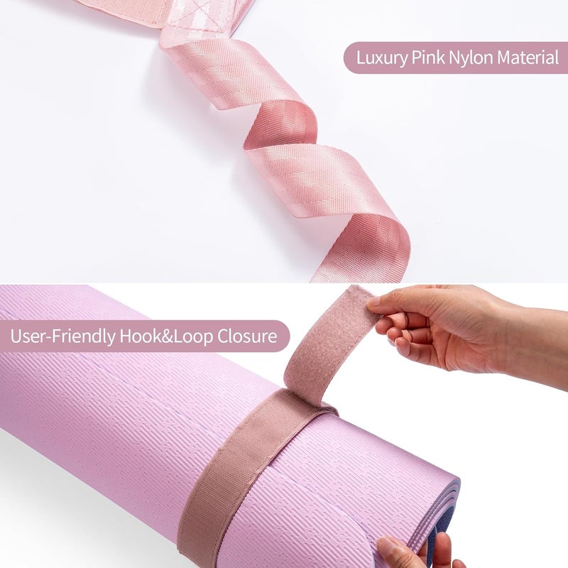 Trilancer Adjustable Yoga Mat Strap With Hook and Loop Closure, Yoga Mat Holder Carrier,and Organizing-Mat Not Included - Image 5